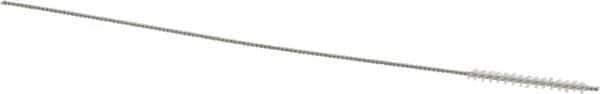 Osborn - 0.075" Diam Helical Nylon Tube Brush - 3/4" Brush Length, 4" OAL, 0.031" Diam Shank - Exact Tool & Supply