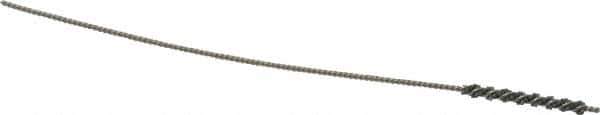 Osborn - 0.09" Diam Helical Nylon Tube Brush - 3/4" Brush Length, 4" OAL, 0.04" Diam Shank - Exact Tool & Supply