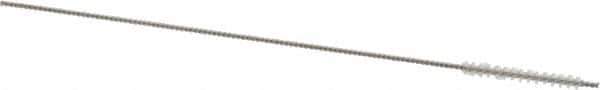 Osborn - 0.09" Diam Helical Nylon Tube Brush - 3/4" Brush Length, 4" OAL, 0.04" Diam Shank - Exact Tool & Supply