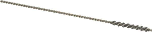 Osborn - 1/8" Diam Helical Nylon Tube Brush - 1" Brush Length, 4" OAL, 0.067" Diam Shank - Exact Tool & Supply