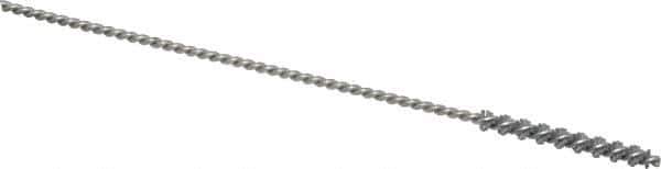 Osborn - 1/8" Diam Helical Nylon Tube Brush - 1" Brush Length, 4" OAL, 0.067" Diam Shank - Exact Tool & Supply