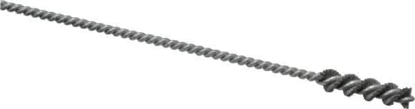 Osborn - 0.26" Diam Helical Nylon Tube Brush - 1" Brush Length, 5" OAL, 0.119" Diam Shank - Exact Tool & Supply