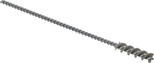 Osborn - 0.26" Diam Helical Nylon Tube Brush - 1" Brush Length, 5" OAL, 0.119" Diam Shank - Exact Tool & Supply