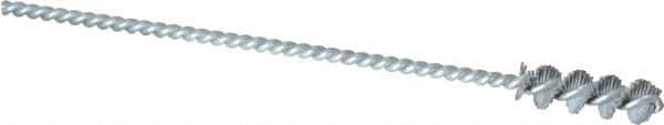 Osborn - 0.325" Diam Helical Nylon Tube Brush - 1" Brush Length, 5" OAL, 0.119" Diam Shank - Exact Tool & Supply