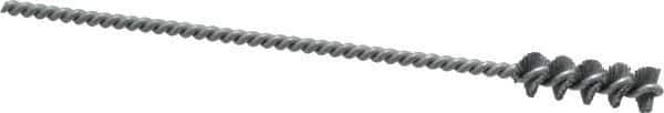 Osborn - 0.325" Diam Helical Nylon Tube Brush - 1" Brush Length, 5" OAL, 0.119" Diam Shank - Exact Tool & Supply