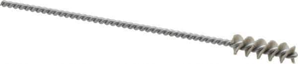 Osborn - 0.325" Diam Helical Nylon Tube Brush - 1" Brush Length, 5" OAL, 0.119" Diam Shank - Exact Tool & Supply