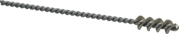 Osborn - 0.385" Diam Helical Nylon Tube Brush - 1" Brush Length, 5" OAL, 0.152" Diam Shank - Exact Tool & Supply