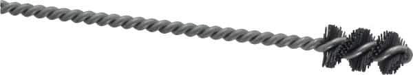 Osborn - 0.515" Diam Helical Nylon Tube Brush - 1" Brush Length, 5" OAL, 0.169" Diam Shank - Exact Tool & Supply