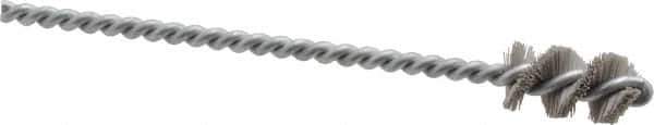 Osborn - 0.515" Diam Helical Nylon Tube Brush - 1" Brush Length, 5" OAL, 0.169" Diam Shank - Exact Tool & Supply