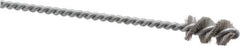 Osborn - 0.515" Diam Helical Nylon Tube Brush - 1" Brush Length, 5" OAL, 0.169" Diam Shank - Exact Tool & Supply