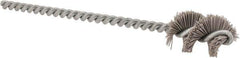 Osborn - 0.64" Diam Helical Nylon Tube Brush - 1" Brush Length, 5" OAL, 0.169" Diam Shank - Exact Tool & Supply