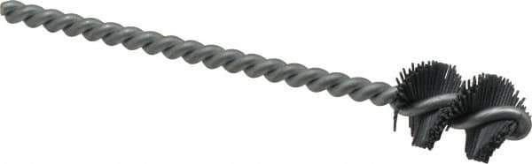 Osborn - 0.765" Diam Helical Nylon Tube Brush - 1" Brush Length, 5" OAL, 0.228" Diam Shank - Exact Tool & Supply