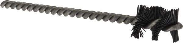 Osborn - 0.765" Diam Helical Nylon Tube Brush - 1" Brush Length, 5" OAL, 0.228" Diam Shank - Exact Tool & Supply
