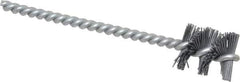 Osborn - 0.89" Diam Helical Nylon Tube Brush - 1" Brush Length, 5" OAL, 0.228" Diam Shank - Exact Tool & Supply