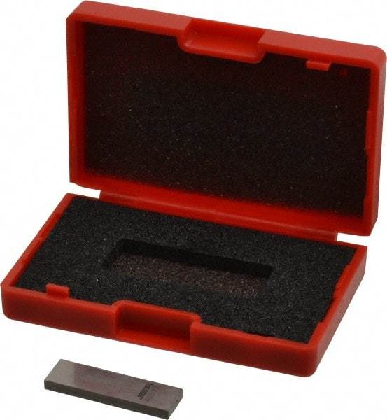 SPI - 0.1002" Rectangular Steel Gage Block - Accuracy Grade 0, Includes NIST Traceability Certification - Exact Tool & Supply