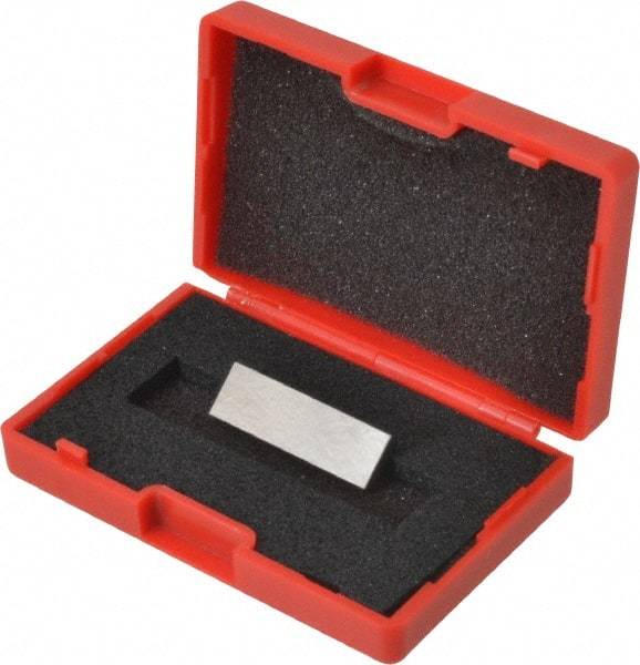 SPI - 0.1009" Rectangular Steel Gage Block - Accuracy Grade 0, Includes NIST Traceability Certification - Exact Tool & Supply