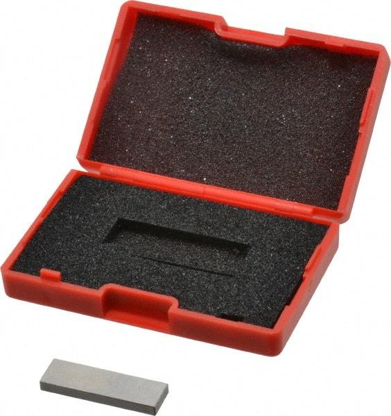 SPI - 0.121" Rectangular Steel Gage Block - Accuracy Grade 0, Includes NIST Traceability Certification - Exact Tool & Supply