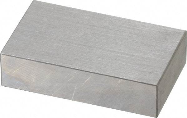 SPI - 0.8" Rectangular Steel Gage Block - Accuracy Grade 0, Includes NIST Traceability Certification - Exact Tool & Supply