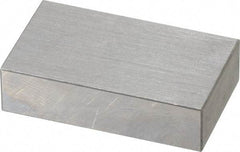 SPI - 0.8" Rectangular Steel Gage Block - Accuracy Grade 0, Includes NIST Traceability Certification - Exact Tool & Supply