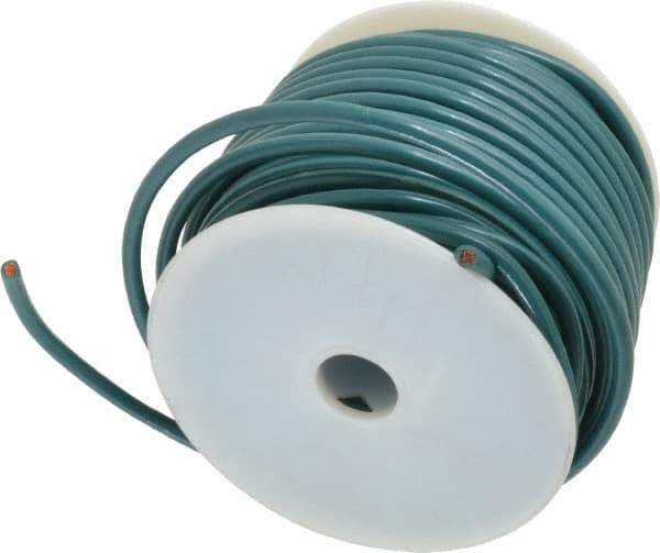 Southwire - 10 Gauge Automotive Primary Wire - 100' Long, Green - Exact Tool & Supply