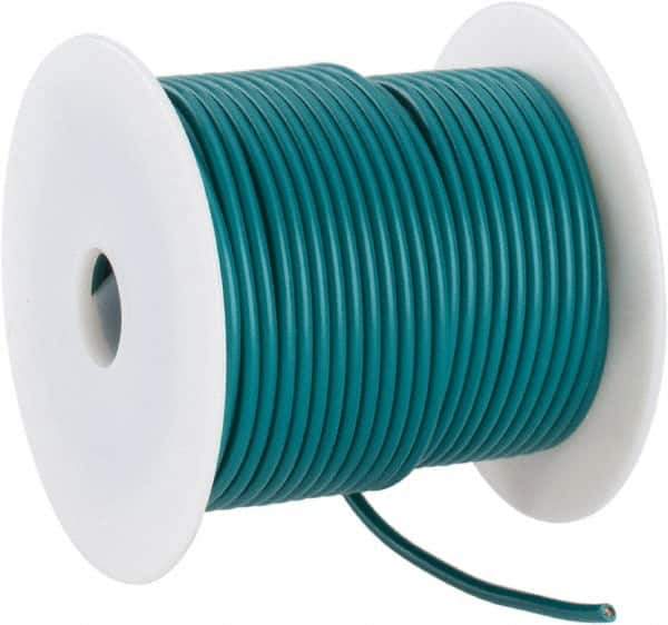 Southwire - 14 Gauge Automotive Primary Wire - 100' Long, Green - Exact Tool & Supply