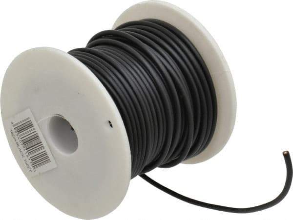 Southwire - 16 Gauge Automotive Primary Wire - 100' Long, Black - Exact Tool & Supply