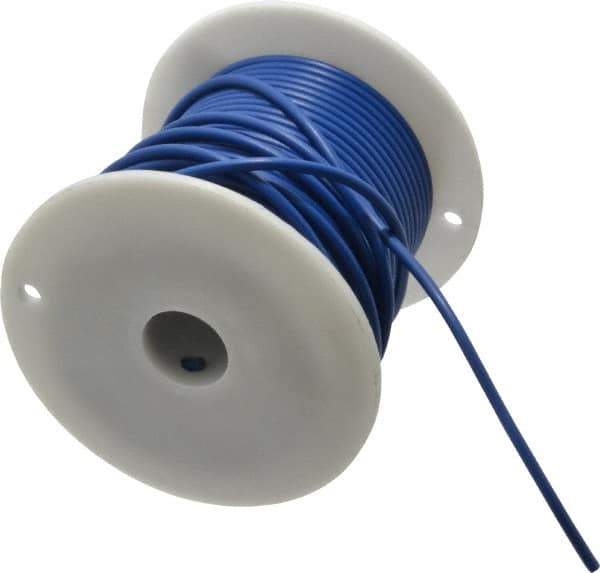 Southwire - 16 Gauge Automotive Primary Wire - 100' Long, Blue - Exact Tool & Supply