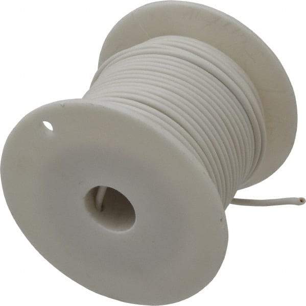 Southwire - 16 Gauge Automotive Primary Wire - 100' Long, White - Exact Tool & Supply
