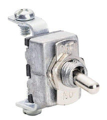 Gardner Bender - 2 Position, 12 Volt, 15 Amp, Motor Rated Toggle Switch - On Off Sequence, 1 Switch, Silver - Exact Tool & Supply