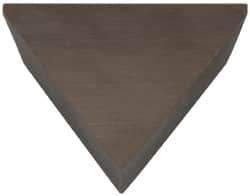 Kennametal - Triangle, CBT Chipbreaker for Indexables - 0.09" Thick, 0.22" Effective Width - Exact Tool & Supply