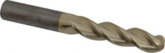 Accupro - 3/4" Diam, 3-1/4" LOC, 3 Flute Solid Carbide Ball End Mill - ZrN Finish, Single End, 6" OAL, 3/4" Shank Diam, Spiral Flute - Exact Tool & Supply