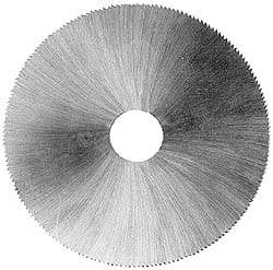 Made in USA - 6" Diam x 0.064" Blade Thickness, 1" Arbor Hole Diam, 260 Teeth, Solid Carbide Jeweler's Saw - Uncoated - Exact Tool & Supply