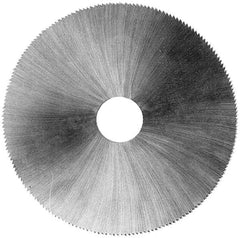 Value Collection - 2" Diam x 0.028" Blade Thickness, 3/8" Arbor Hole Diam, 152 Teeth, High Speed Steel Jeweler's Saw - Uncoated - Exact Tool & Supply