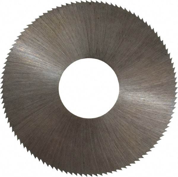 Value Collection - 1-1/2" Diam x 0.016" Blade Thickness, 1/2" Arbor Hole Diam, 110 Teeth, High Speed Steel, Jeweler's Saw - Uncoated, Keyway - Exact Tool & Supply