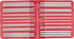 SPI - 48 to 3 TPI, 0.5 to 6mm Pitch, 3 Inch Long, Thread Pitch Diameter Measuring Wire - 48 Pieces - Exact Tool & Supply