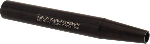 Iscar - Multimaster 5/8" 85° Shank Milling Tip Insert Holder & Shank - 0.37" Neck Diam, T06 Neck Thread, 5" OAL, Steel MM S-B Tool Holder - Exact Tool & Supply