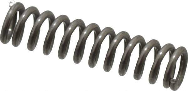 Value Collection - 0.12" OD, 0.02" Wire, 1/2" Free Length, Compression Spring - 17.41 Lb Spring Rating, Stainless Steel - Exact Tool & Supply