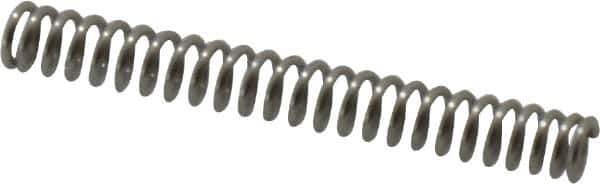Value Collection - 0.12" OD, 0.02" Wire, 1" Free Length, Compression Spring - 8.15 Lb Spring Rating, Stainless Steel - Exact Tool & Supply