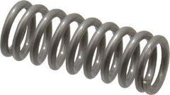 Value Collection - 0.18" OD, 0.026" Wire, 1/2" Free Length, Compression Spring - 19.2 Lb Spring Rating, Stainless Steel - Exact Tool & Supply