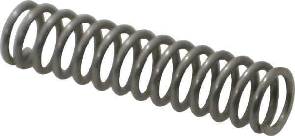 Value Collection - 0.24" OD, 0.032" Wire, 1" Free Length, Compression Spring - 11.61 Lb Spring Rating, Stainless Steel - Exact Tool & Supply