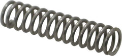 Value Collection - 0.24" OD, 0.032" Wire, 1" Free Length, Compression Spring - 11.61 Lb Spring Rating, Stainless Steel - Exact Tool & Supply