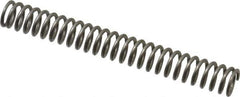 Value Collection - 0.24" OD, 0.032" Wire, 2" Free Length, Compression Spring - 5.61 Lb Spring Rating, Stainless Steel - Exact Tool & Supply