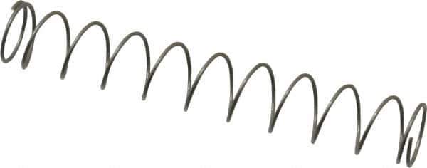 Value Collection - 0.3" OD, 0.02" Wire, 2" Free Length, Compression Spring - 0.82 Lb Spring Rating, Stainless Steel - Exact Tool & Supply