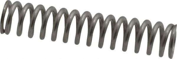 Value Collection - 0.3" OD, 0.047" Wire, 1-1/2" Free Length, Compression Spring - 22.52 Lb Spring Rating, Stainless Steel - Exact Tool & Supply