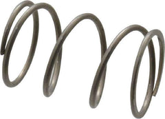 Value Collection - 0.48" OD, 0.035" Wire, 3/4" Free Length, Compression Spring - 7.11 Lb Spring Rating, Stainless Steel - Exact Tool & Supply