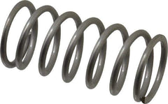 Value Collection - 0.72" OD, 0.072" Wire, 1-1/2" Free Length, Compression Spring - 21.64 Lb Spring Rating, Stainless Steel - Exact Tool & Supply