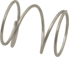Value Collection - 0.85" OD, 0.054" Wire, 1" Free Length, Compression Spring - 10.18 Lb Spring Rating, Stainless Steel - Exact Tool & Supply