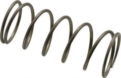 Value Collection - 0.85" OD, 0.062" Wire, 2" Free Length, Compression Spring - 7.42 Lb Spring Rating, Stainless Steel - Exact Tool & Supply