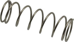 Value Collection - 0.85" OD, 0.062" Wire, 2-1/2" Free Length, Compression Spring - 5.86 Lb Spring Rating, Stainless Steel - Exact Tool & Supply