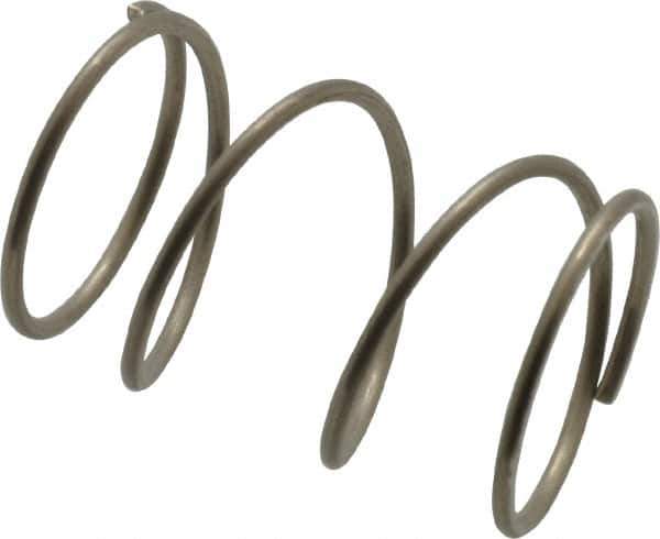 Value Collection - 0.975" OD, 0.062" Wire, 1-1/2" Free Length, Compression Spring - 8.45 Lb Spring Rating, Stainless Steel - Exact Tool & Supply